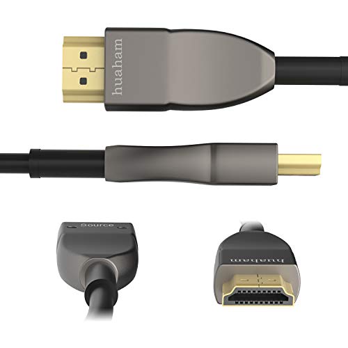 High-Speed Fiber Optic HDMI Cable (18Gbps-4K@60Hz), Active Optical HDMI Cable, Supports HDR10, ARC, HDCP2.2, 3D, Dolby Vision, Subsampling 4:4:4/4:2:2/4:2:0 (33ft)