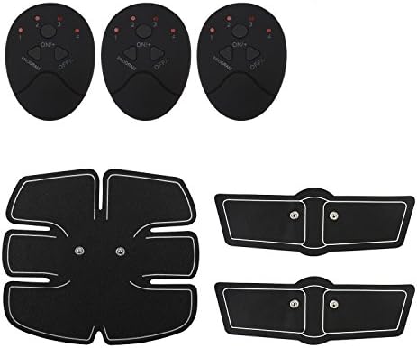 Power Abs Simulator Portable Muscle Trainer with Rhythm &amp; Soft impulse - 6 Modes with Simple Operation - Ultimate abs simulator for Men Women