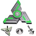 faimocas Cyclone Fidget Spinners,Gray Metal with Green Luminous, Durable High Speed Silent Bearing, Finger Hand Spinner,Relieve Stress & Anxiety,Toys/Gifts for Adults & Kids (DIY Accessories Included)