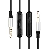 Skullcandy Hesh 2.0 Replacement Audio Cable - On-Ear Headphones Renewal Cable/Cord with Remote volume control and Mic for iPhone – Gold Plated Jacks