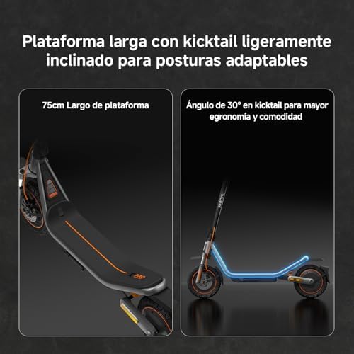 6 Pro Scooter, Trotinete Elétrica de 70 km, Pneus para todo o terreno de 12", suspensão dianteira e traseira, travões duplos, Dobrável, para adultos, aprovado para estrada, Certificado pela DGT