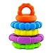 Stackable Teether Toys- Unisex Stackers for Teething Baby Girls, Boys, and Toddler - Premium Food Grade Silicone Rings- Textured Sensory Shapes