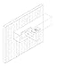 Stainless Steel Handrail Wall Bracket Square for Flat Bottom Tube Slim