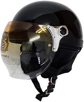 輸入 パールブラック小さいサイズ 軽量 原付ヘルメット 125cc ハーフヘルメット メンズヘルメット レディースヘルメット バイクヘルメット