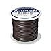 Realeather RCL33250-02 Calf Leather Lace for Crafts and Jewelry Making, 0.125 x 50', Dark Brown, 1-Spool