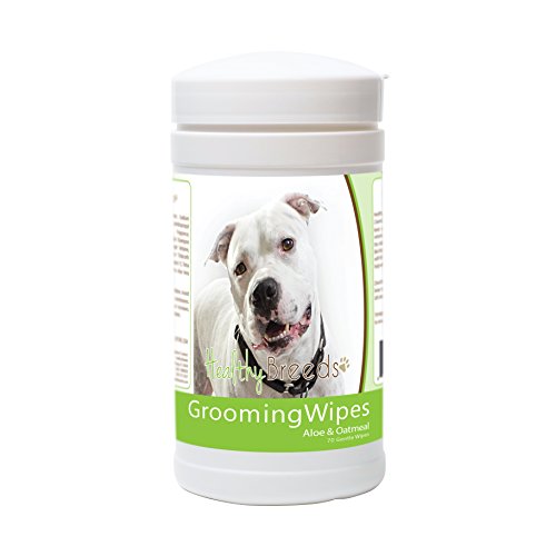 Healthy Breeds Pit Bull Grooming Wipes 70 Count