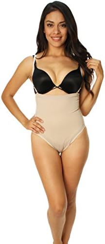 Koketa Women's Body Hilo Body Siluet Latex Sculpting Shapewear-Medium Beige