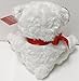 White & Red Happy Valentines Day Plush Teddy Bear Stuffed Animal Gift