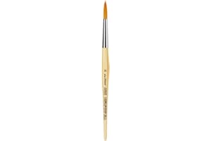 DA VINCI BRUSHES da Vinci Student Series 303 Junior Paint Brush, Round Elastic Synthetic with Lacquered Non-Roll Handle, Size 14
