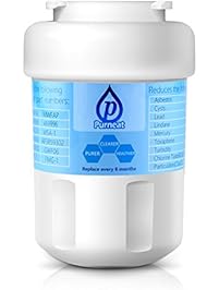 Purneat GE MWF Refrigerator Water Filter, SmartWater Compatible Water Filter Cartridge