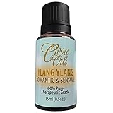 Ylang Ylang Oil by Ovvio Oils - Highest Quality 100% Pure Therapeutic Grade Essential Oil-Enjoy Natural, Relaxing Effects & Floral Scent in Aromatherapy, Diffusers, Massage & More - With 50% More Oil