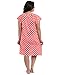 The Bravely Labor and Delivery Gown - Perfect Hospital Bag Gown for Maternity/Nursing/Labor (Pink Polka Dots, S-M-L)