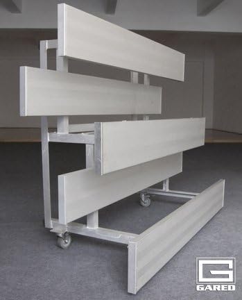 Gared 21' Tip N' Roll Portable Indoor/Outdoor Bleachers (3 Rows)