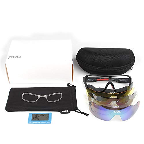 TWFY Fahrradbrillen Hochwertige Objektive und Rahmen sind Shock-Resistant Kratzfeste Unverwüstlich und robust genug for… – Bild 4