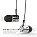 AILIHEN Earbuds, M9 Metal in Ear Headphones with Microphone Noise Isolating Wired Earphones for iPhone iPad iPod Android Smartphones Tablets Laptop Computer