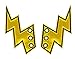 Shwings Lace Style (One Pair) - Choose Color (Lighting Bolt Gold Foil)