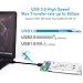 ELUTENG 2.5 inch HDD SSD Enclosure Clear USB3.0 External SATA Hard Drive Case for 7mm/9.5 mm HDD Enclosures Portable Max 2T Support UASP USB Serial SATA III Tool - Free