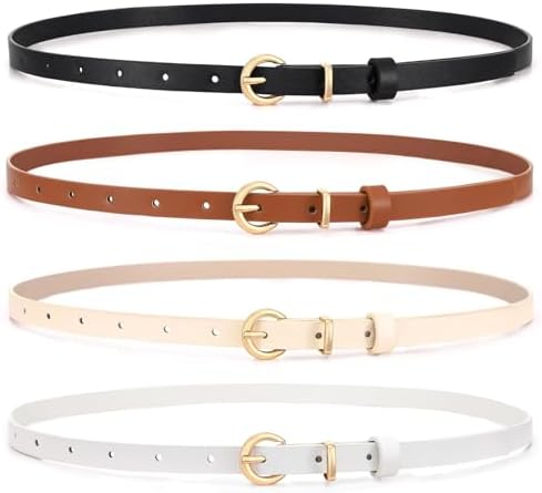 Women Skinny Belt for Jeans Fashion Ladies Leather Belt with  display picture 1