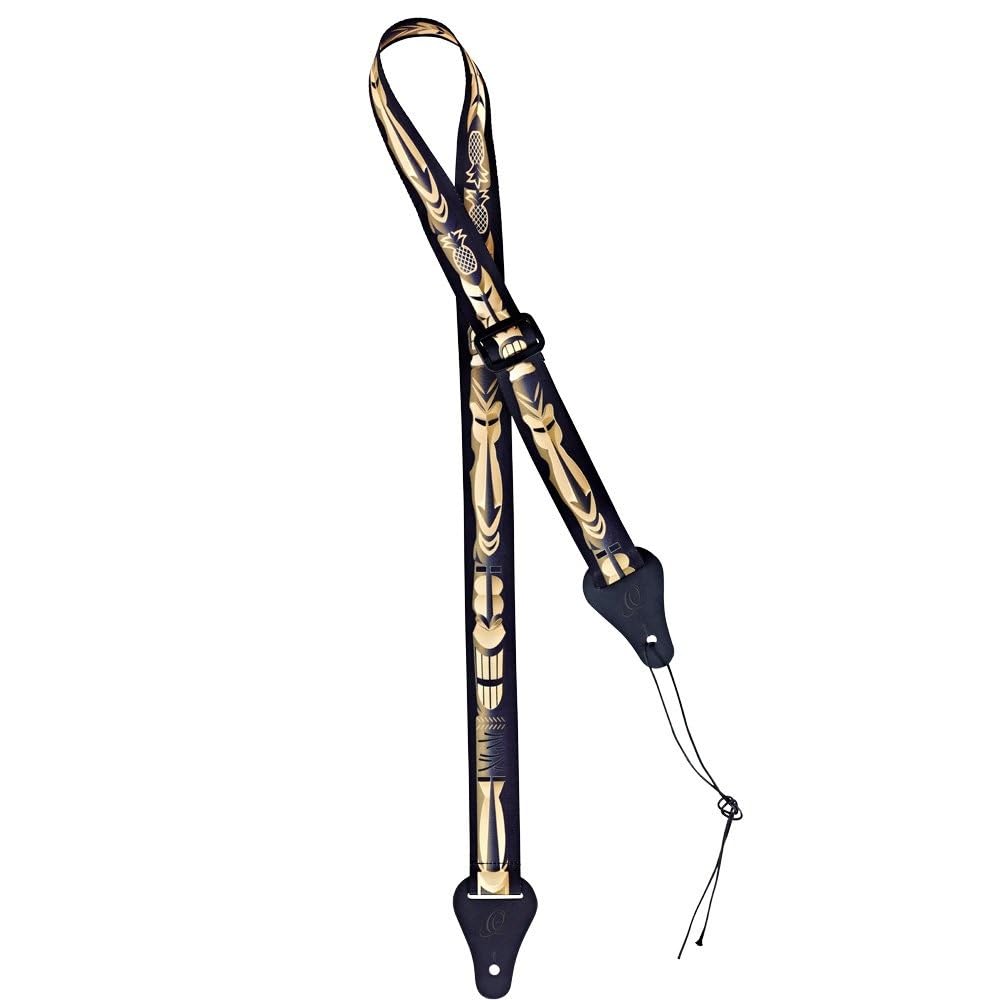 Ortega Guitars Ukulele Strap Adjustable - Nylon Straps Series - voodoo (OUS-VOO), 135cm