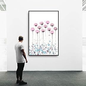 Framed Beautiful Leaves Home Artwork for Living Room Bedroom