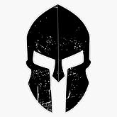 Spartan Helmet/Spartan Helmet Sticker Bumper Sticker Vinyl Decal 5"