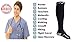 Compression Socks for Women & Men by A-Swift - Easywear Series - Best For Running, Athletic Sports, Crossfit, Flight Travel - Suits Nurses, Maternity Pregnancy, Shin Splints (Black & Grey, L/XL)