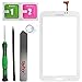 SlyPry compatible replacement for Samsung Galaxy Tab 3 7.0 P3210 T210 wifi White Touch Screen Digitizer Panel Glass Replacement Part + PreInstalled Adhesive with SlyPry tools kit