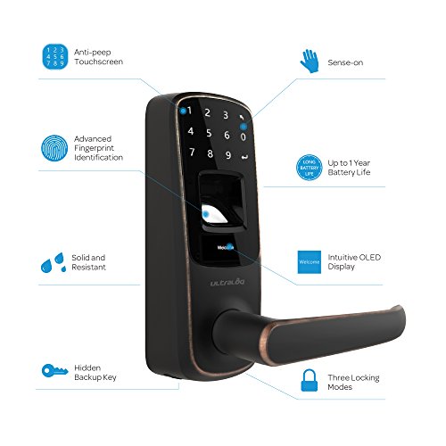 1 Ultraloq+Fingerprint+Touchscreen+Keyless+Bronze