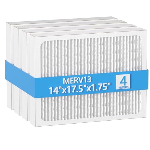 Photo 1 of 14 x 17.5 x1.75 MERV 13 Replacement Dehumidifier Filter Compatible with Honeywell DR90 & DR120 Dehumidifiers (50070171-002) 4 Pack