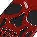 MyBat APPLE iPhone 6 Plus Skullcap Hybrid Protector Cover - Retail Packaging - Black/Red
