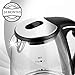 Queen Sense Upgraded Glass Electric Water Kettle with 5 Temperature Settings, 12 Hours Keep Warm Function,1.7 L / 7 Cups Large Capacity Illuminating Cordless Tea Kettle, 1500 W Fast Water Boiler
