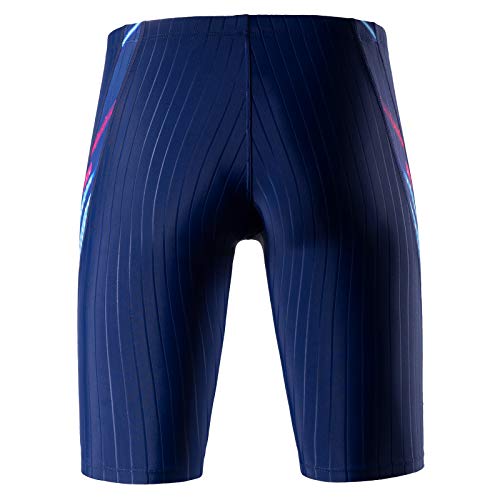 MY KILOMETRE Jammer Swimsuit Mens Solid Swim Jammers Endurance Long Racing Training Swimsuit