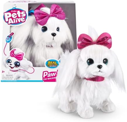 Pets Alive ZURU Lil' Paw The Walking Puppy by Interactive Dog That