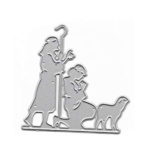 BUZHI Faith Die DIY Metal Cutting Dies Stencil Scrapbooking Die Cuts for DIY Scrapbooking Card Making