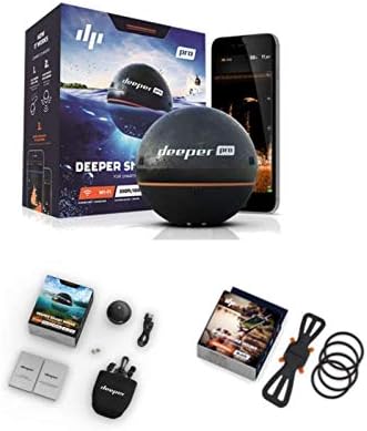 Deeper Smart Sonar Pro Set WiFi + Smartphone Holder Fish Finder