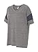 Alternative Women's Powder Puff Tee, Eco Grey/Eco True Navy, Large