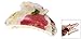 uxcell Plastic Ladies Flower Print Hairdressing Hair Accessories Clip Slide Clamp Claw Grip
