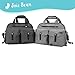 JOIE BEAN Tote Diaper Bag for Mom, Dad | Large Messenger Baby Bag with Shoulder Strap, Changing Mat, Insulated Pockets, Stroller Straps | Multi-Function Organizer Maternity Bag for Travel (Light Grey)