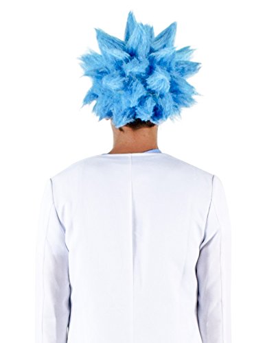 Adult Deluxe Ricky Sanchez Blue Wig and Eyebrow Costume Cosplay Accessory - //coolthings.us