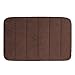 Townhouse Memory Foam Bath Mat Soft, Luxury Cushioned Pad for Bathroom Floors ，Non-Slip, Absorbent, Baby Shower Mats ， Cushions and Dries Feet，Bathroom Rug Carpet – Brown 17X24