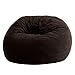 Big Joe This Bean Bag Chair, Large, Black Onyx Comfort Suede