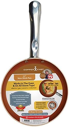 As Seen On TV Copper Chef 10" Round Non Stick Pan