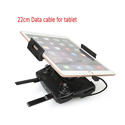 O'woda Micro USB to iOS OTG Data Cable Nylon Braided 4.3inch / 8.6inch i Phone / i Pad Cord for DJI Micro Pro / Air / Spark / Mavic 2 Pro & Zoom - Thumbnail 3