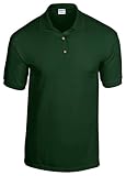 Gildan Men's DryBlend Preshrunk Short Sleeve Polo Shirt, Medium, Kelly Green
