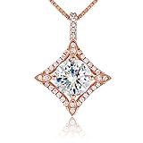 Necklace, 925 Sterling Silver Pendant Necklace J.Rosée Fine Jewelry for Women with Exquisite Package 