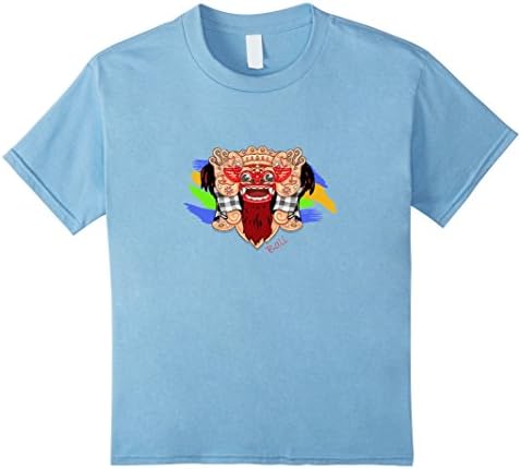 Kids Unique t shirts Barong Bali Island 6 Baby Blue