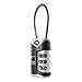 4014648 Lewis N Clark Travel Sentry Cable Lock 2 Pack black
