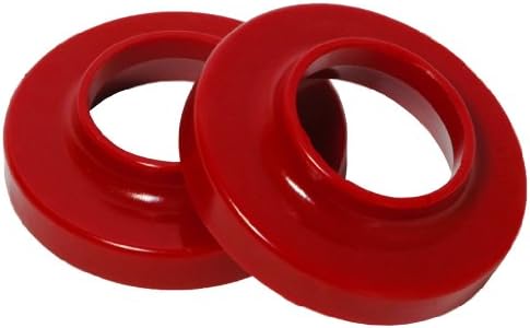 Jeep Cherokee XJ Wrangler TJ Grand ZJ RED Polyurethane Coil Spring Isolators PAIR