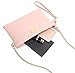 Aitbags Mini Soft PU Leather Wristlet Clutch Crossbody Bag with Chain Strap Cell Phone Purse