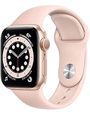 New Apple Watch Series 6 (GPS, 40mm) - Gold Aluminum Case with Pink Sand Sport Band